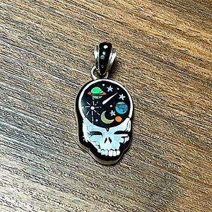 Space Your Face (SYF) Grateful Dead Sterling Silver Pendant